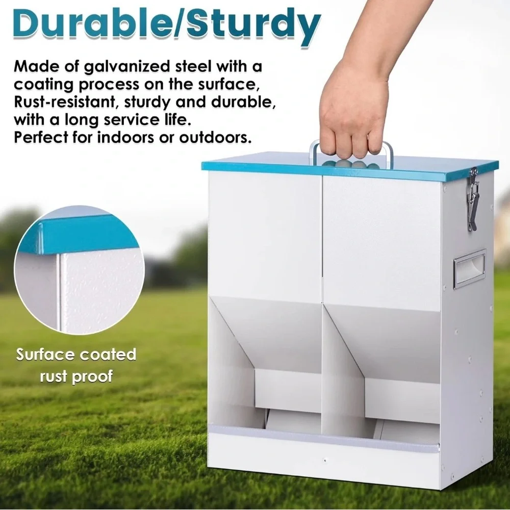 Automatic Cat Feeder for 2 Cat, 42cups/10L Automatic Pet Feeder for Dogs and ...